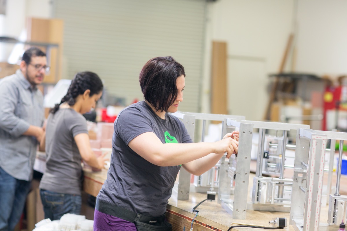 Meg, Crystal, and their team build each Nomad by hand in our California shop.