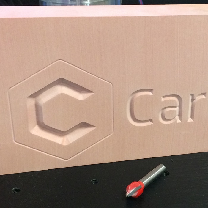 V-carving in Carbide Create
