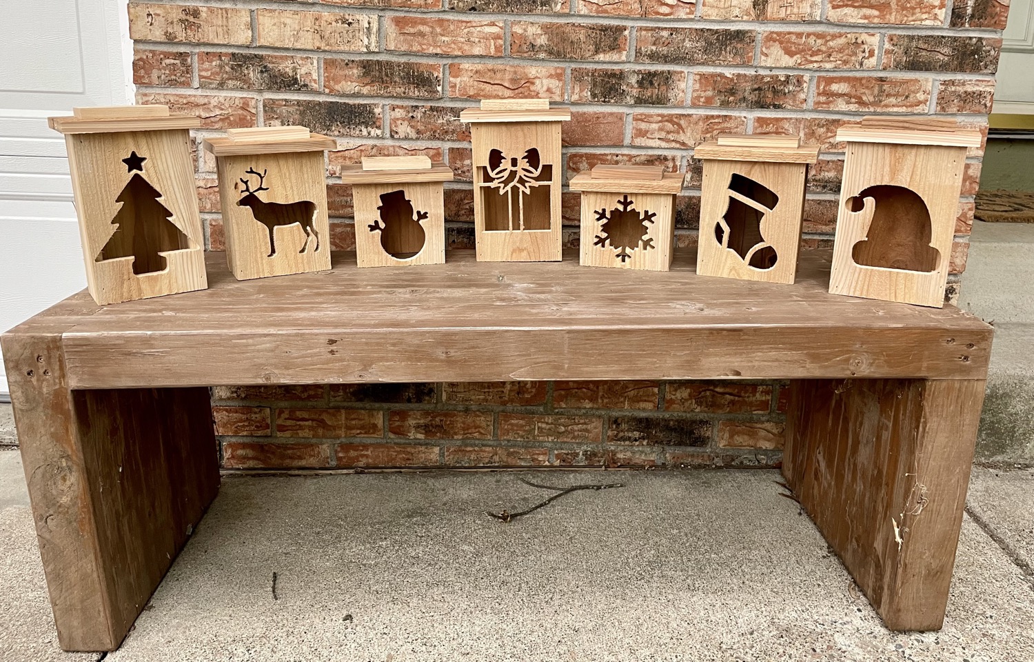 Picture of XMas lantern boxes
